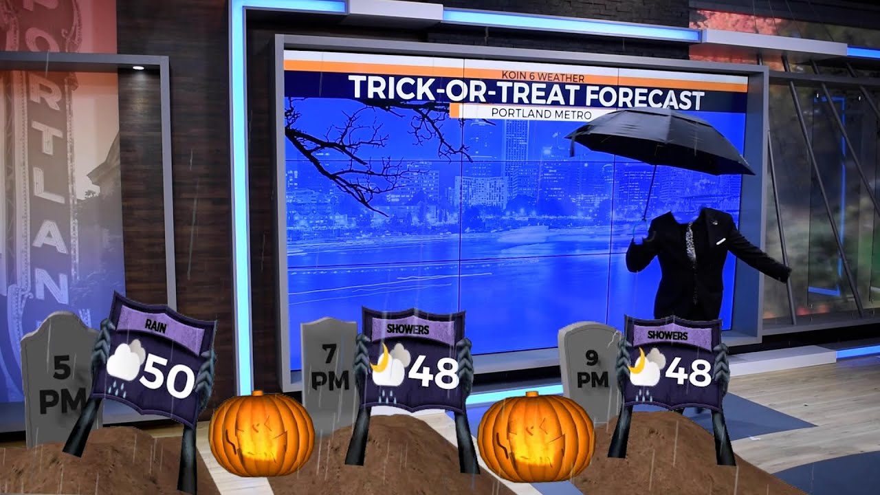 Portland's Trick-or-Treat Forecast 10.31.24 - YouTube