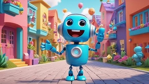 Ricky the Counting Robot | Shapes Song for Kids | Fun Educational Nursery Rhyme