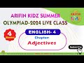 Std4 english4 adjectives class by arifinkidz