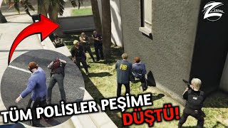 Poli̇s Yaraladim Tüm Poli̇sler Peşi̇me Düştü Gta 5 Fivem Troll