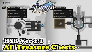 Honkai Star Rail 2.1 All Chest Locations (Chests \& Warp Trotter \& Lordly Trashcan)