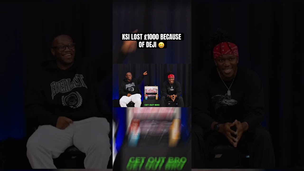 Deji cost KSI £1000 in 10 seconds 😳💸 