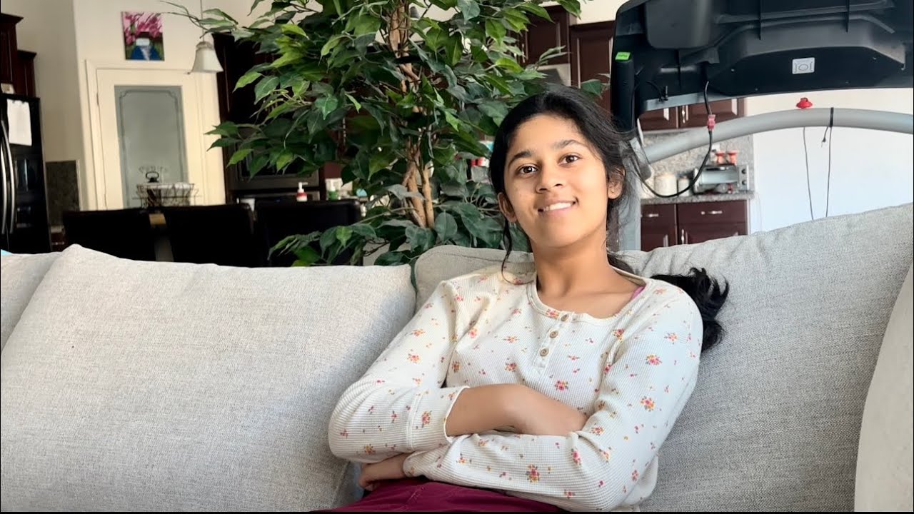 ঘরের মেয়ে আজ ঘরে ফিরল..ঘুমানোর ভান করে আবার বড় দিদিদের গল্প শুনে এসেছে camp থেকে😅