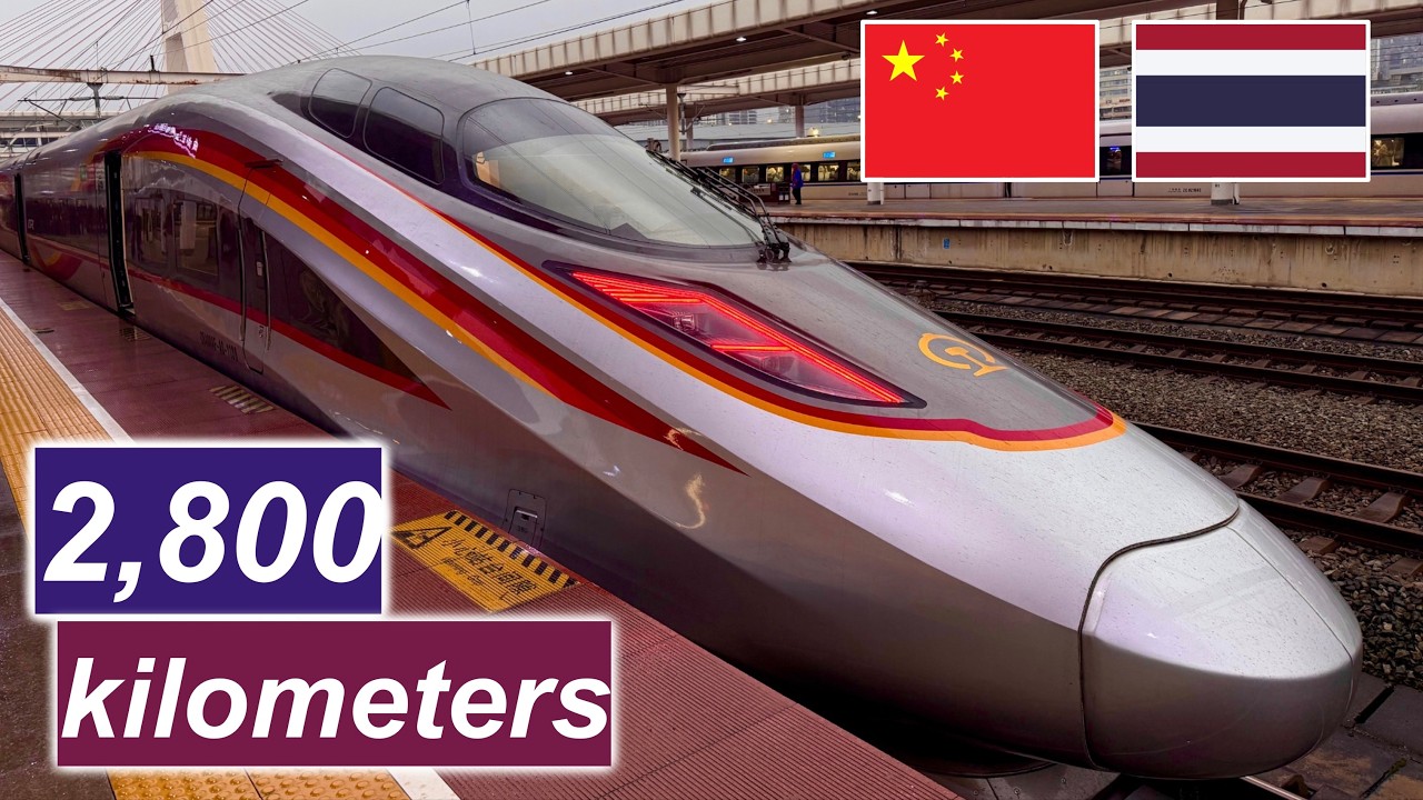 Chengdu - Bangkok by High-Speed Train - part 1: Chengdu - Guiyang in Business Class