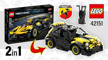 LEGO Technic Abarth & Golf Bag MOC (42151)[904 pcs] Alternate Build for Bugatti Bolide | TBBL