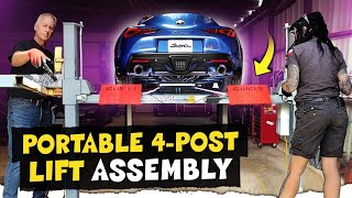 Advantage Portable 4Post Lift: StepByStep Assembly, Features, & Benefits!! Plus: Tony's pro tips!