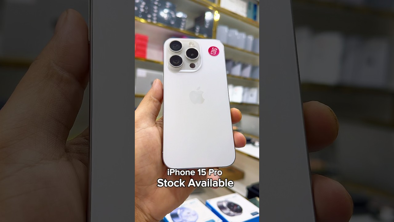 iPhone 15 pro stock available 😳😱 
