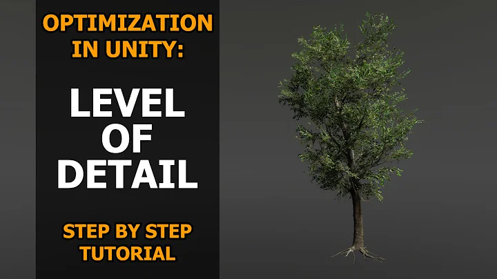 Optimization in Unity: Level of Detail (LOD Group) | Step by Step Tutorial