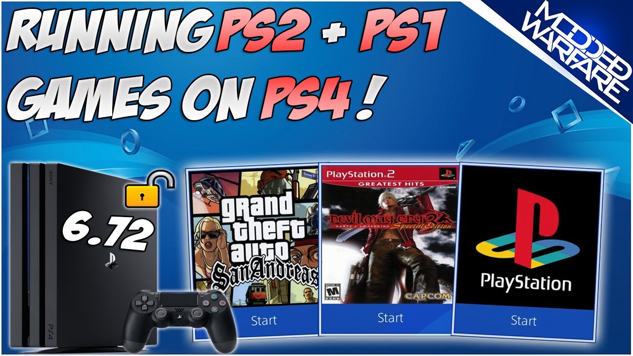 How to Run PS1 & Games on a Jailbroken PS4 - YouTube