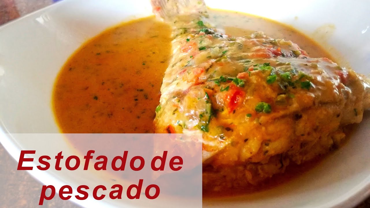 Estofado de pescado con maní