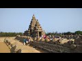 Pondicherry mahabalipuram  shore temple  paradise beach island