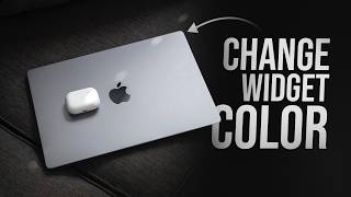 How to Change Widget Color on Mac screenshot 1