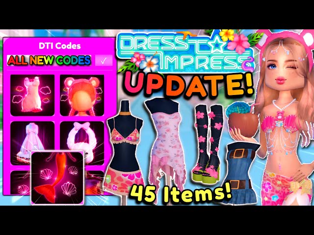 SUMMER UPDATE OUT! *All Codes*, Secret Locations, New Items & Map! | Dress  To Impress ROBLOX - YouTube