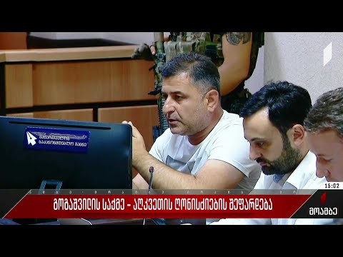 გოგაშვილის საქმე - აღკვეთის ღონისძიების შეფარდება
