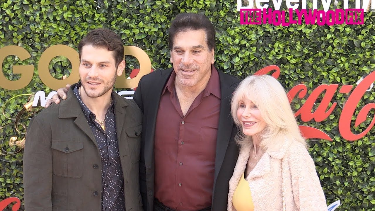 Lou Ferrigno Aka The Hulk Poses With Family On The Red Carpet At The 2020 Gold Meets Golden Party
