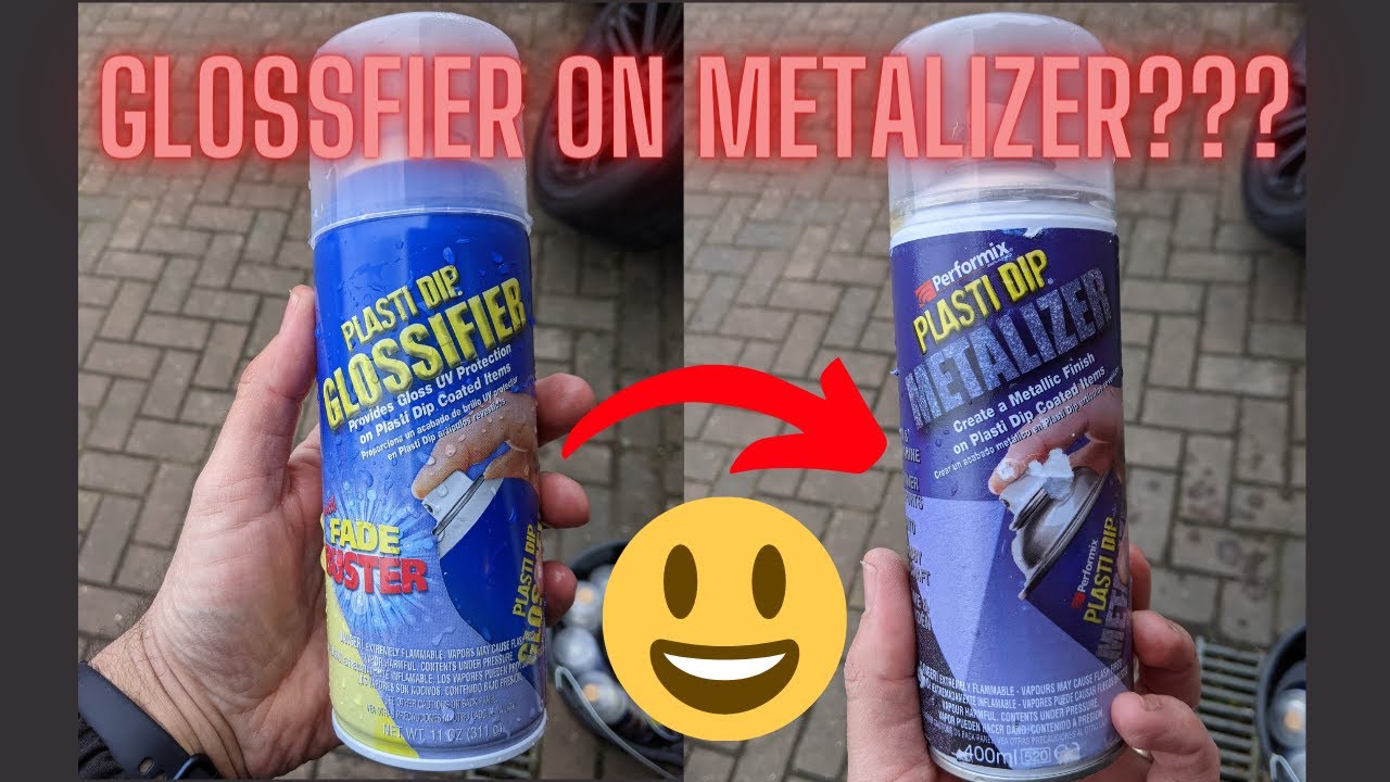 Plasti Dip Glossifier on Metalizer - YouTube