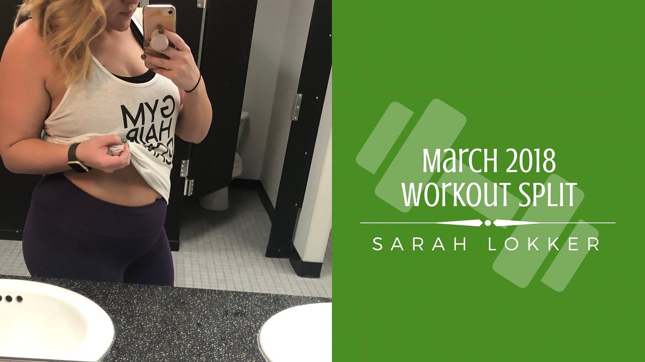 March 2018 Workout Split | Sarah  Lokker