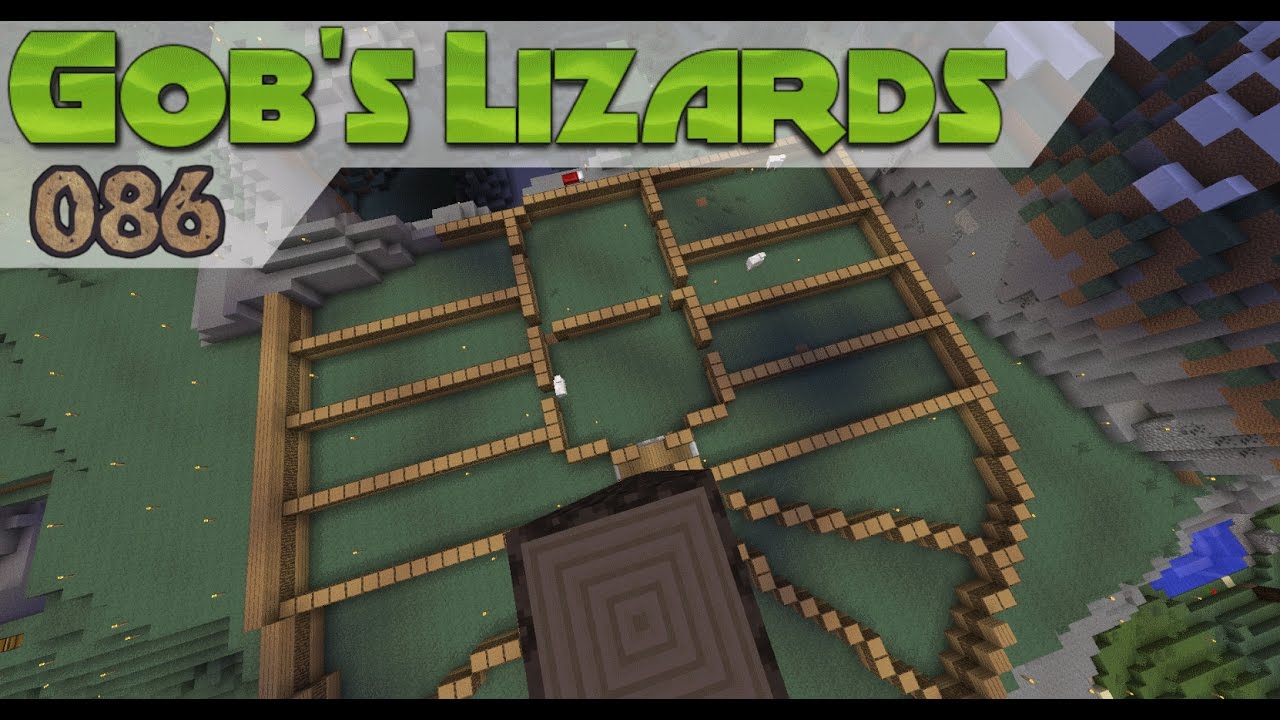 Gob's Lizards Ep86 Rainbow Sheep Colony Minecraft Dinosaurs YouTube