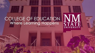 NMSU College of Education 2020 Promotional Video