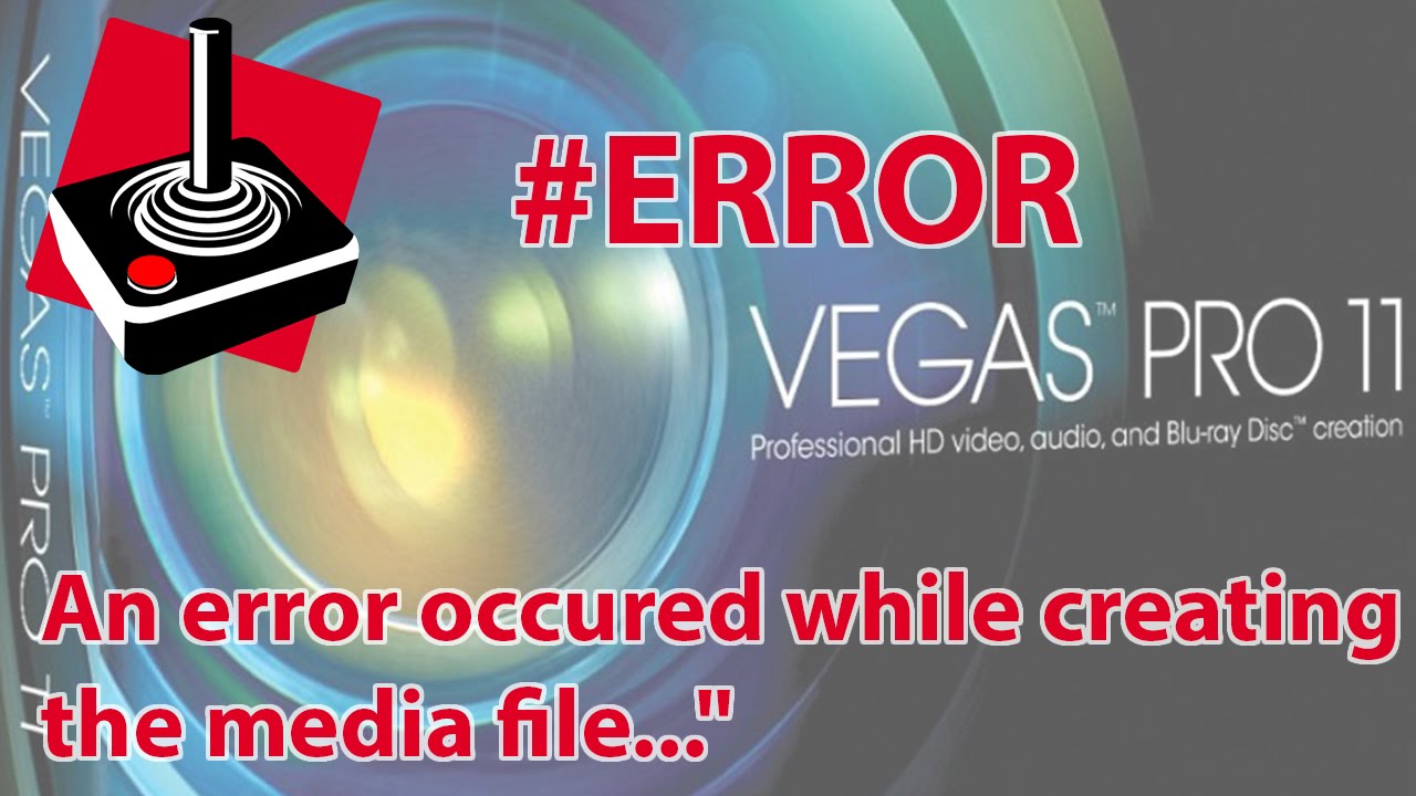 #Sony Vegas #Como Resolver "An error occured while creating the media ...