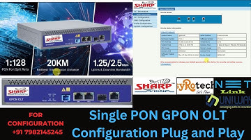 How to configure Single PON GPON OLT plug and play mode | 1 PON port GPON OLT