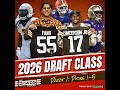 Browns 2026 Draft Class Recap - Part 1: Fano, Concepcion, Boston, McNeil-Warren and Barber - Clev...