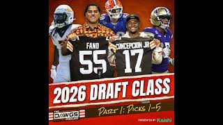 Browns 2026 Draft Class Recap - Part 1: Fano, Concepcion, Boston, McNeil-Warren and Barber - Clev...