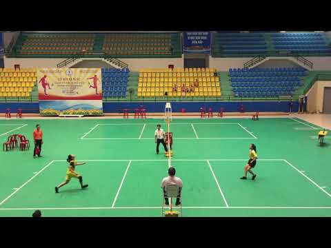 Video Đá cầu: Siêu kinh điển: Đơn nữ: Chung kết: Nguyên... - youtube