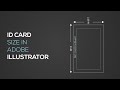 ID card Size In Adobe Illustrator