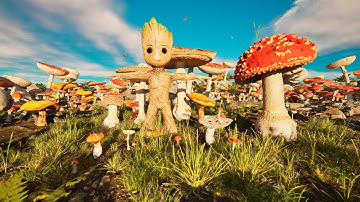 Little groot dancing animation  in ue5.Tutorial for ue5.