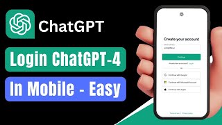How to Login into ChatGPT 4