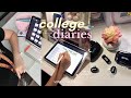 college diaries 🍡 | day in my life, study plan, quizzes, grocery run &amp; unboxing boya mini 2