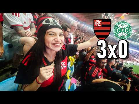 Flamengo x Coritiba: MENGÃO AMASSOU NO MARACA!