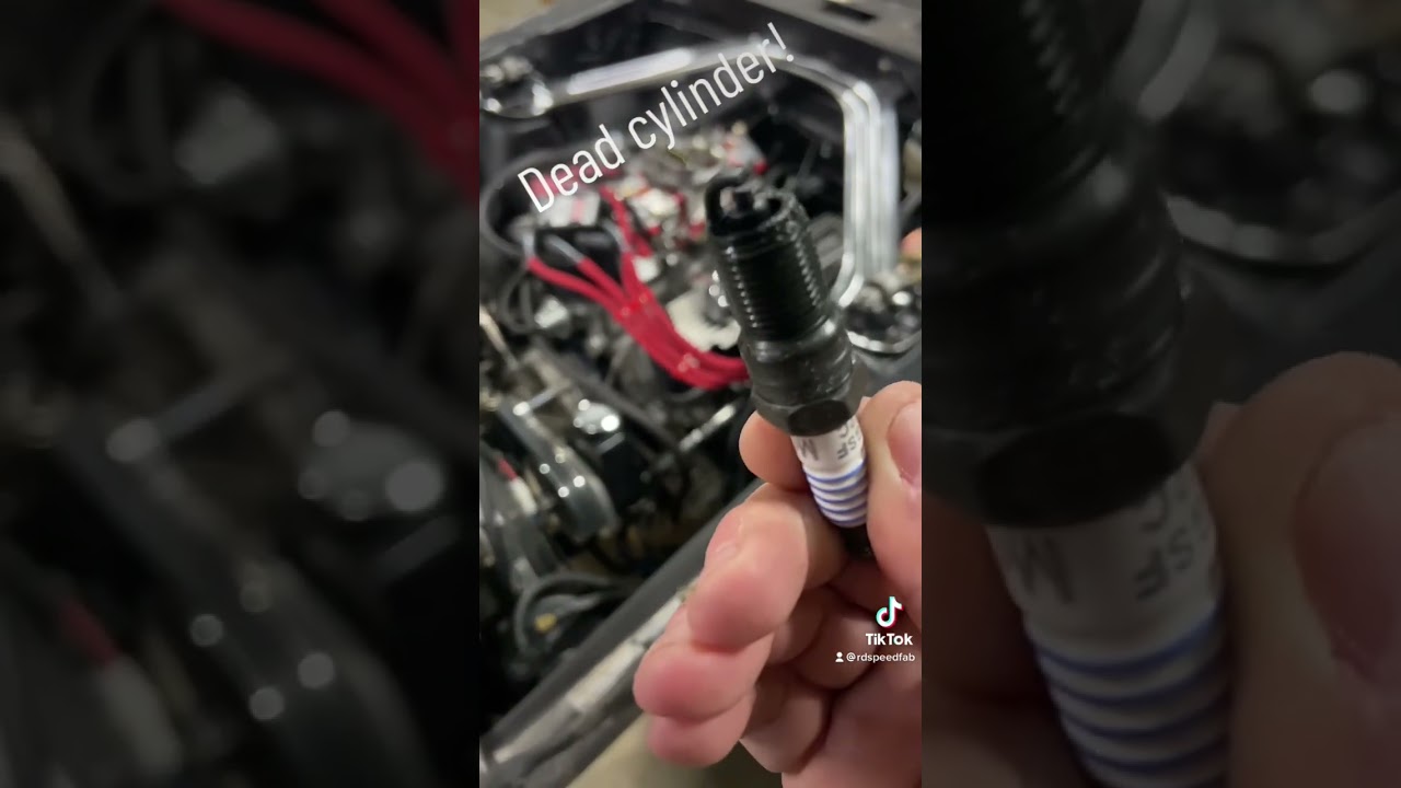 Dead cylinder! I thought I may have hurt the engine hooning around the neighborhood.