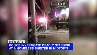 Man stabbed, killed inside hotel-turned shelter in NYC