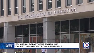Department of Education to resume collecting student loans in default