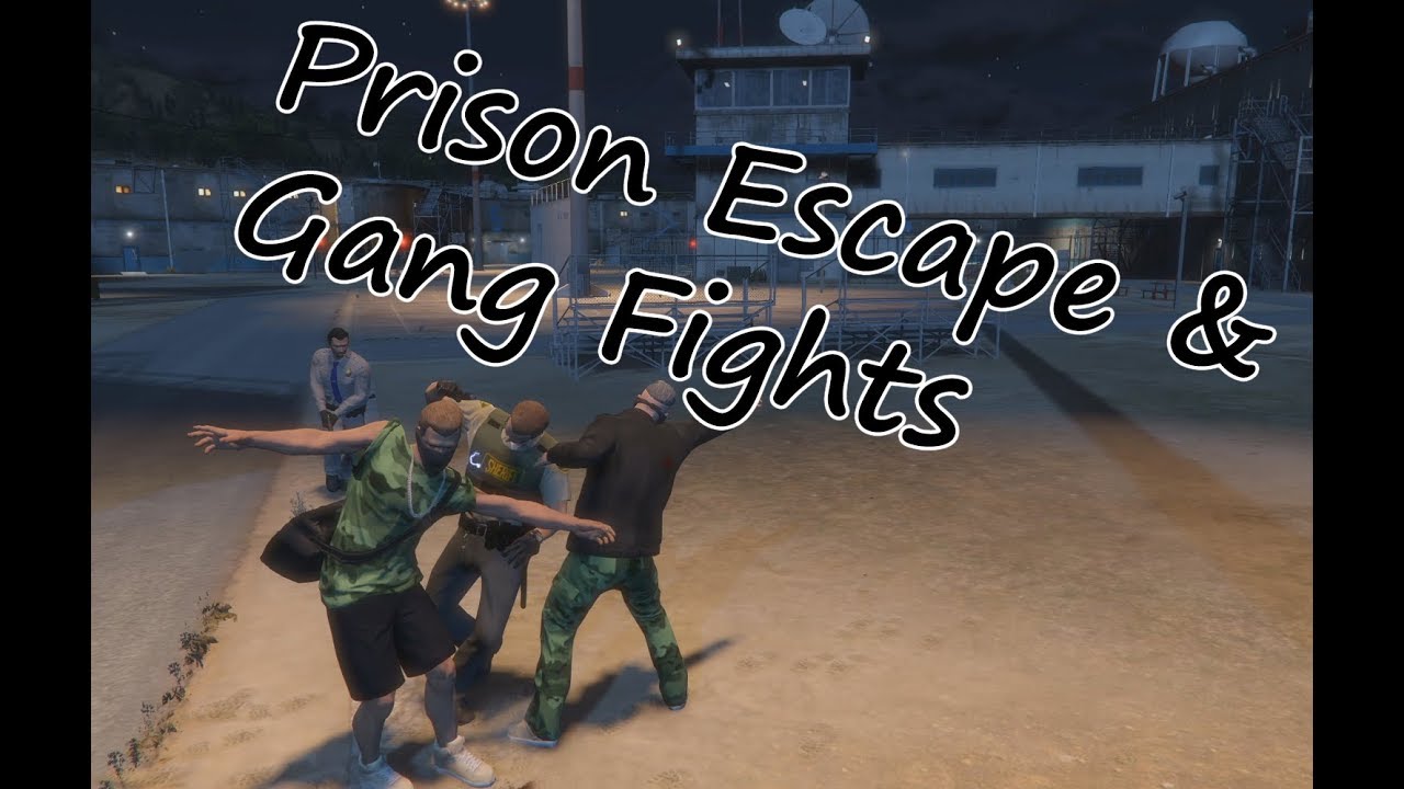 PT 2, Prison escape, jail fights, cop beating | GTA 5 RP | Development ...