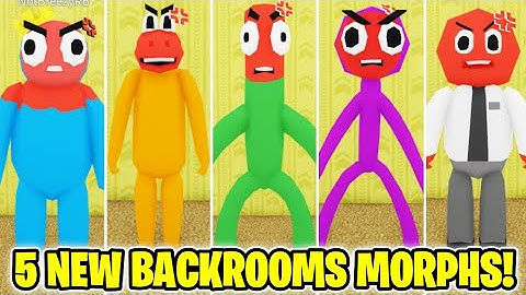 How to get ALL 5 NEW BACKROOMS MORPHS in Backrooms Morphs (ROBLOX)