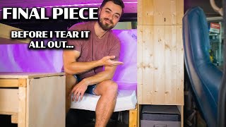 DIY Simple Cabinet for the Chevy Astro Camper Van