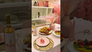 Cozy Sweet Desserts 🍮 at home #homebody #cozymeal #cozyliving #slowliving #pink