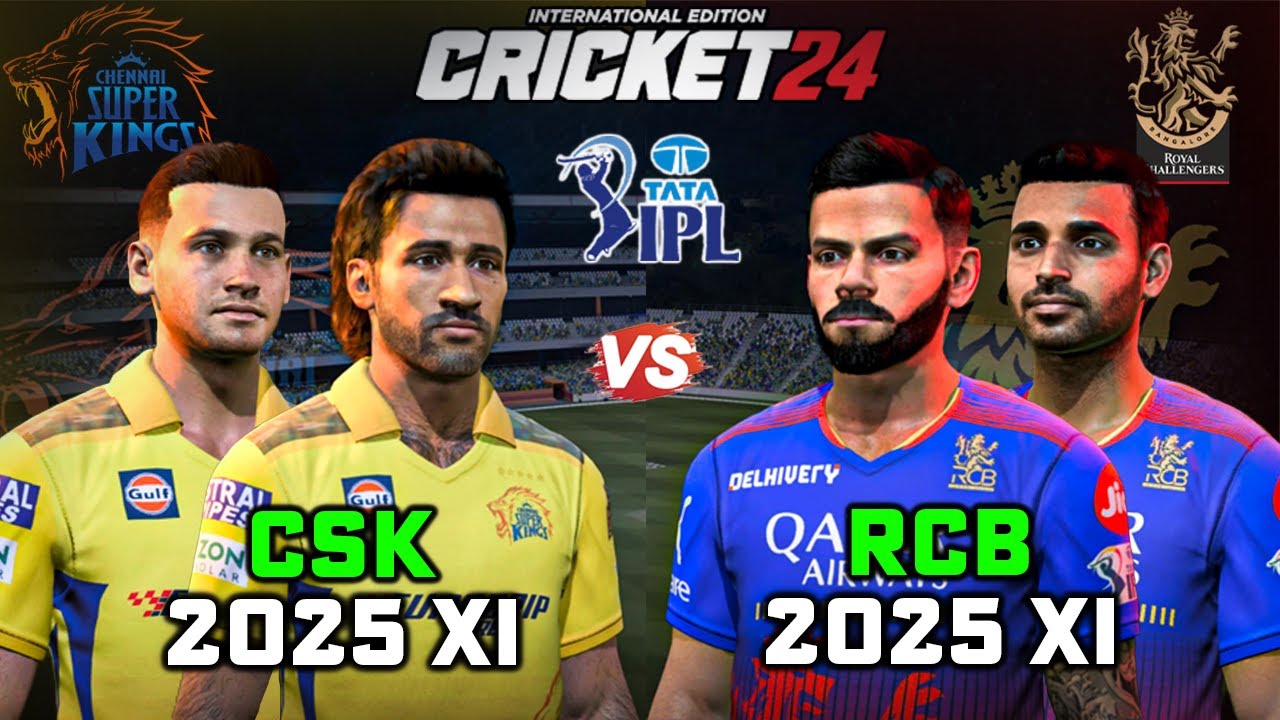Last Over Thriller - CSK 2025 vs RCB 2025 😍🔥in Cricket 24 - YouTube