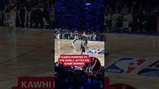 Kawhi game winner celebration #nbaallstar 🫵