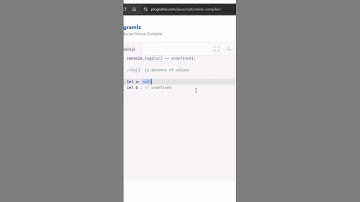 JavaScript Most Asked Interview Question - 4(diff b/w null and undefined)