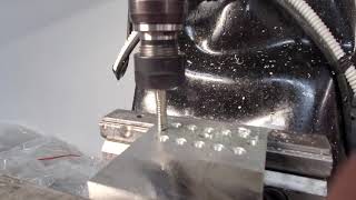 bridgeport clone knee mill CNC Conversion first RIGID TAP