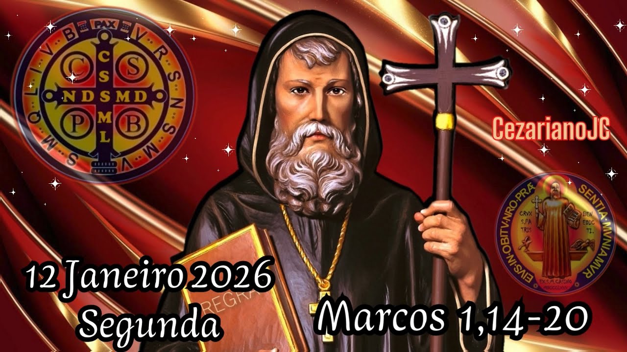 EVANGELHO DO DIA 12 DE JANEIRO 2026 - SEGUNDA - MARCOS 1,14-20