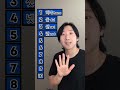 1 To 10 In Native Korean Numberрџ рџ Shorts 1 To 10 In Native Korean Numberрџ рџ Shorts