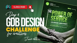 Details GDB DESIGN CHALLENGE, Day 4 Church Flyer Design Task || Pixellab Tutorials News