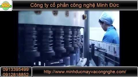 Dây chuyền sản xuất nước ngọt đóng lon giá rẻ Minh Đức