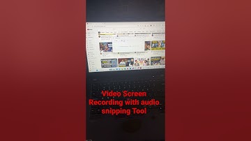 Snipping Tool Screen Recording