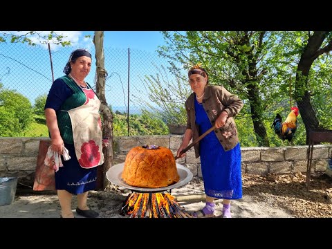 CHESTNUT PICKING - GRANDMOTHER PREPARED SHAK PILAF